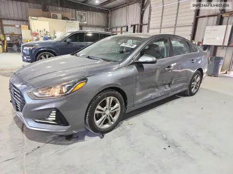 2018 Hyundai Sonata Sel VIN 5NPE34AF4JH651434 фото 1