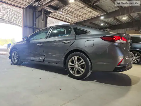 2018 Hyundai Sonata Sel VIN 5NPE34AF4JH651434 фото 2