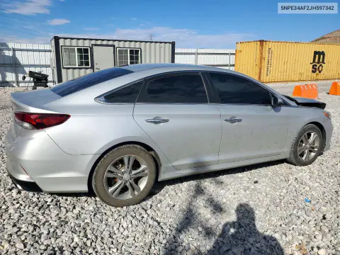 2018 Hyundai Sonata Sel VIN 5NPE34AF2JH597342 фото 3