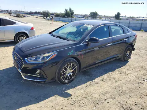 2018 Hyundai Sonata Sel VIN 5NPE34AF0JH668909 фото 1