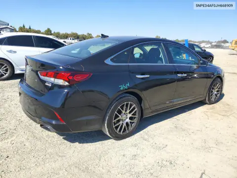 2018 Hyundai Sonata Sel VIN 5NPE34AF0JH668909 фото 3