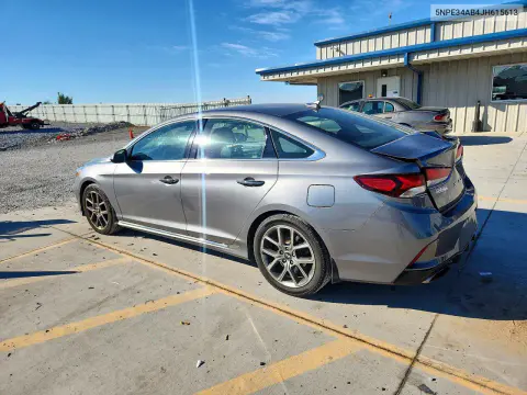 2018 Hyundai Sonata Limited 2.0T VIN 5NPE34AB4JH615613 фото 2