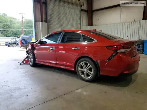 5NPE34AFXJH715816 — 2018 Hyundai Sonata, фото 2 с аукциона Copart, Передняя часть