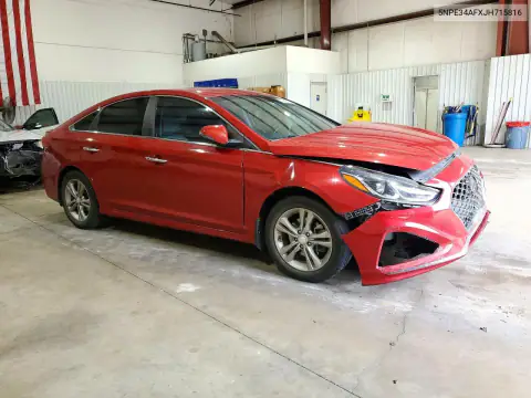 5NPE34AFXJH715816 — 2018 Hyundai Sonata, фото 4 с аукциона Copart, Передняя часть