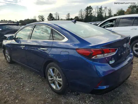 5NPE34AF5JH715352 — 2018 Hyundai Sonata, фото 2 с аукциона Copart, Передняя часть