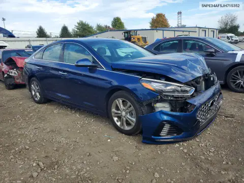 5NPE34AF5JH715352 — 2018 Hyundai Sonata, фото 4 с аукциона Copart, Передняя часть
