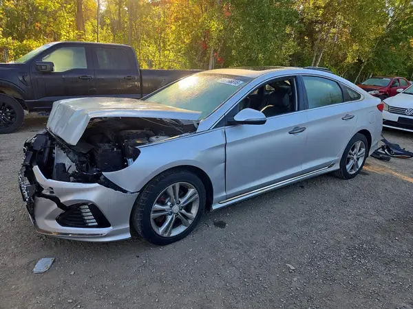 5NPE34AF9KH749182 — 2019 Hyundai Sonata, Передняя часть (Front End), фото до ремонта