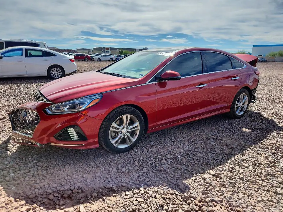 5NPE34AF9KH759825 Hyundai Sonata 2019 — повреждение Задняя часть, фото до ремонта