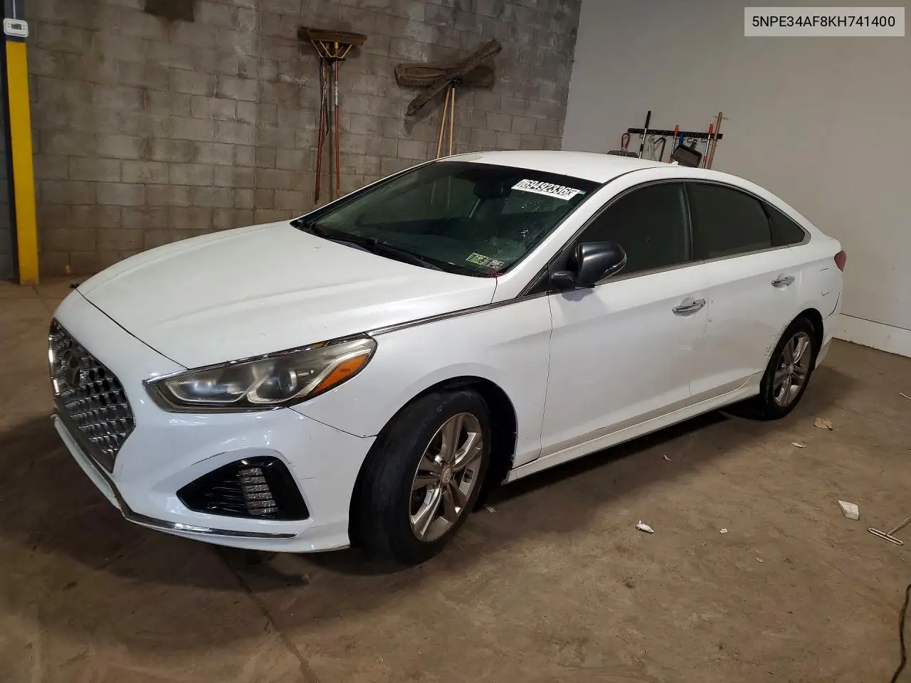 2019 Hyundai Sonata Sel VIN 5NPE34AF8KH741400 фото 1