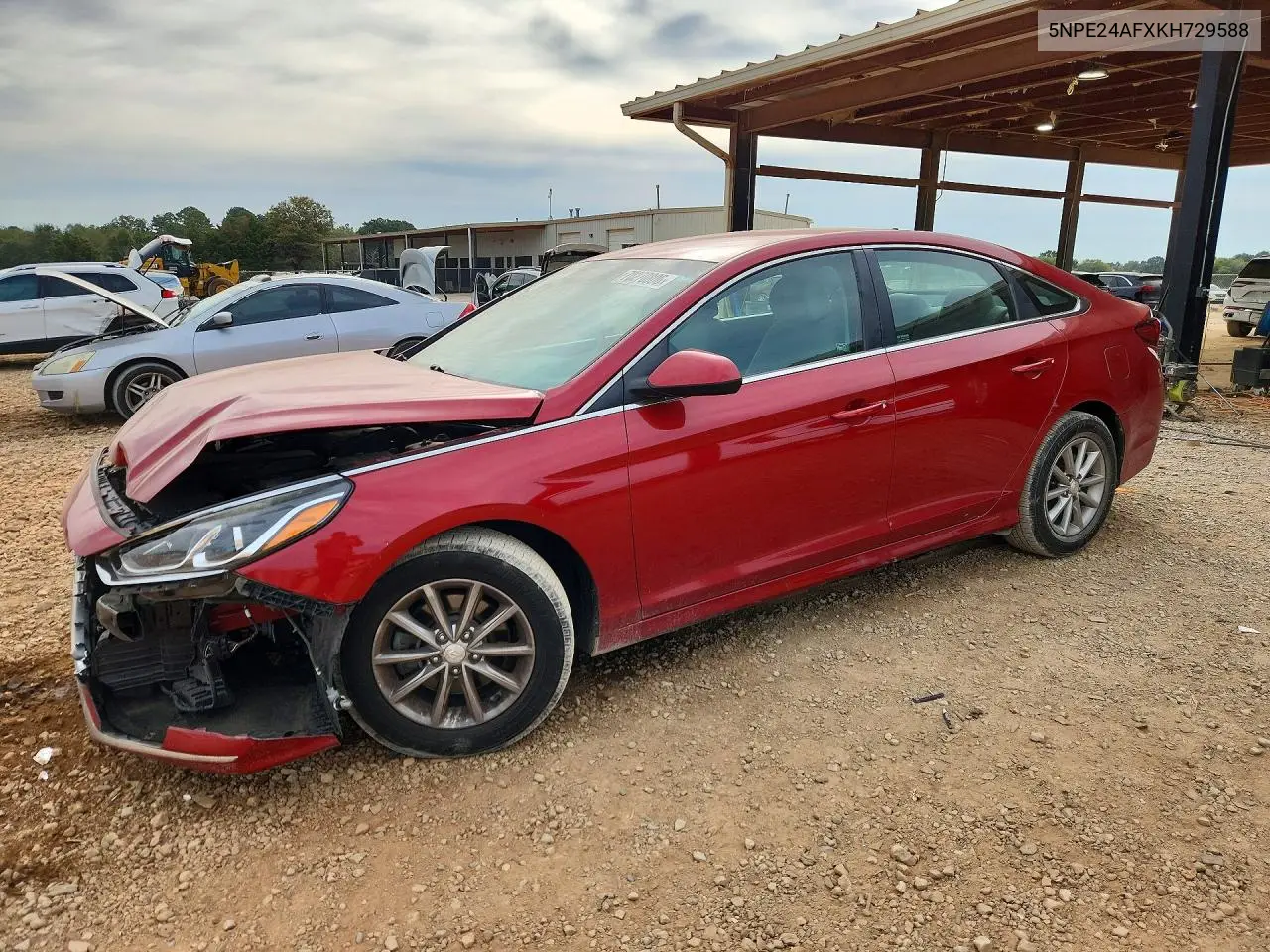2019 Hyundai Sonata Se VIN 5NPE24AFXKH729588 фото 1