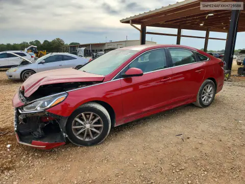 2019 Hyundai Sonata Se VIN 5NPE24AFXKH729588 фото 1