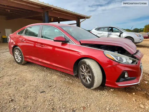 2019 Hyundai Sonata Se VIN 5NPE24AFXKH729588 фото 4