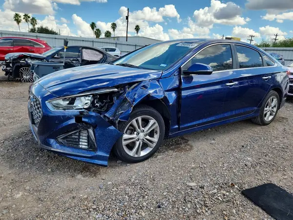 5NPE34AF3KH786924 — 2019 Hyundai Sonata, Передняя часть (Front End), фото до ремонта