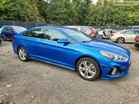 2019 Hyundai Sonata Sport VIN 5NPE34AF8KH736214 фото 4
