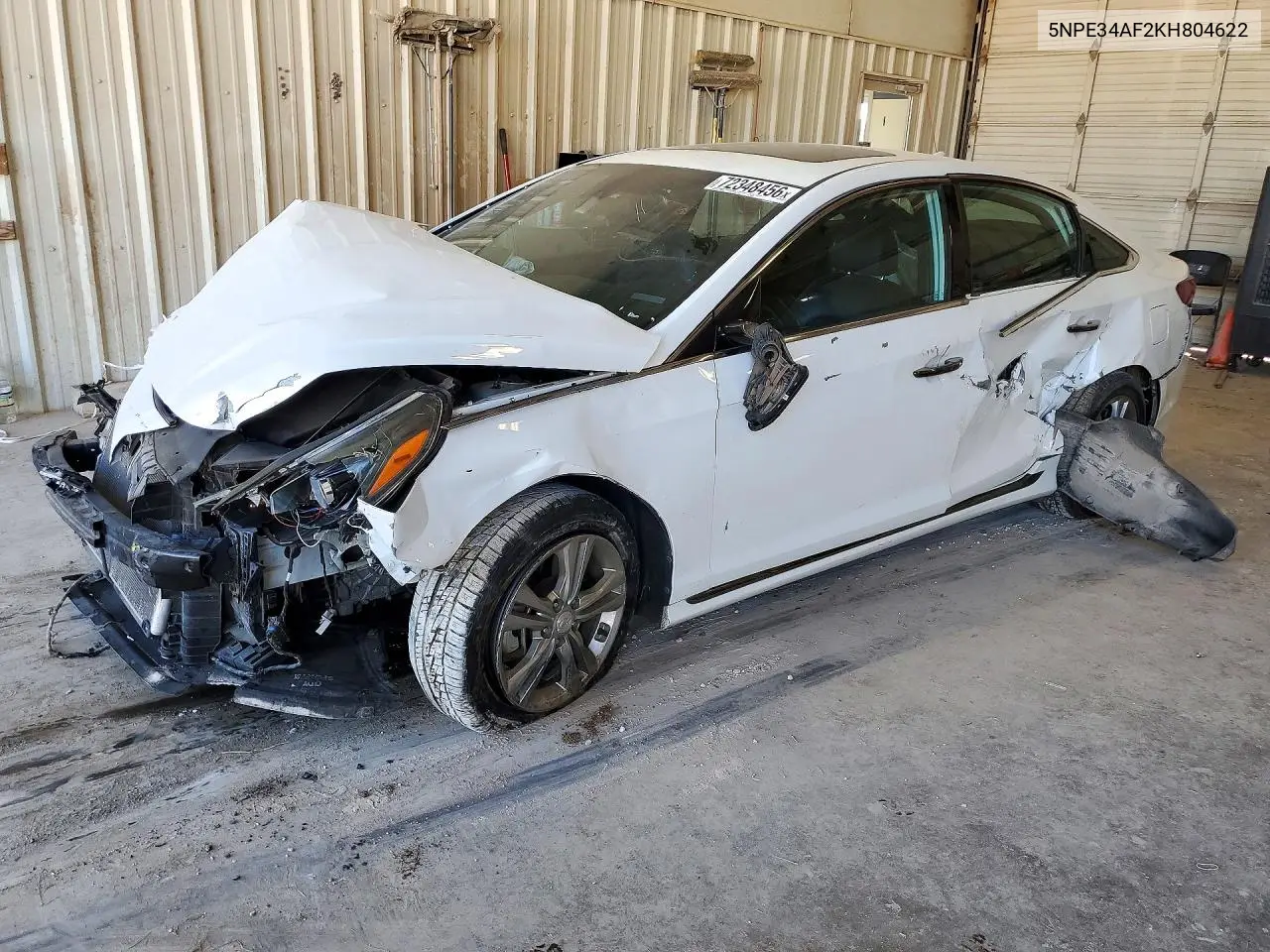 2019 Hyundai Sonata Sport VIN 5NPE34AF2KH804622 фото 1