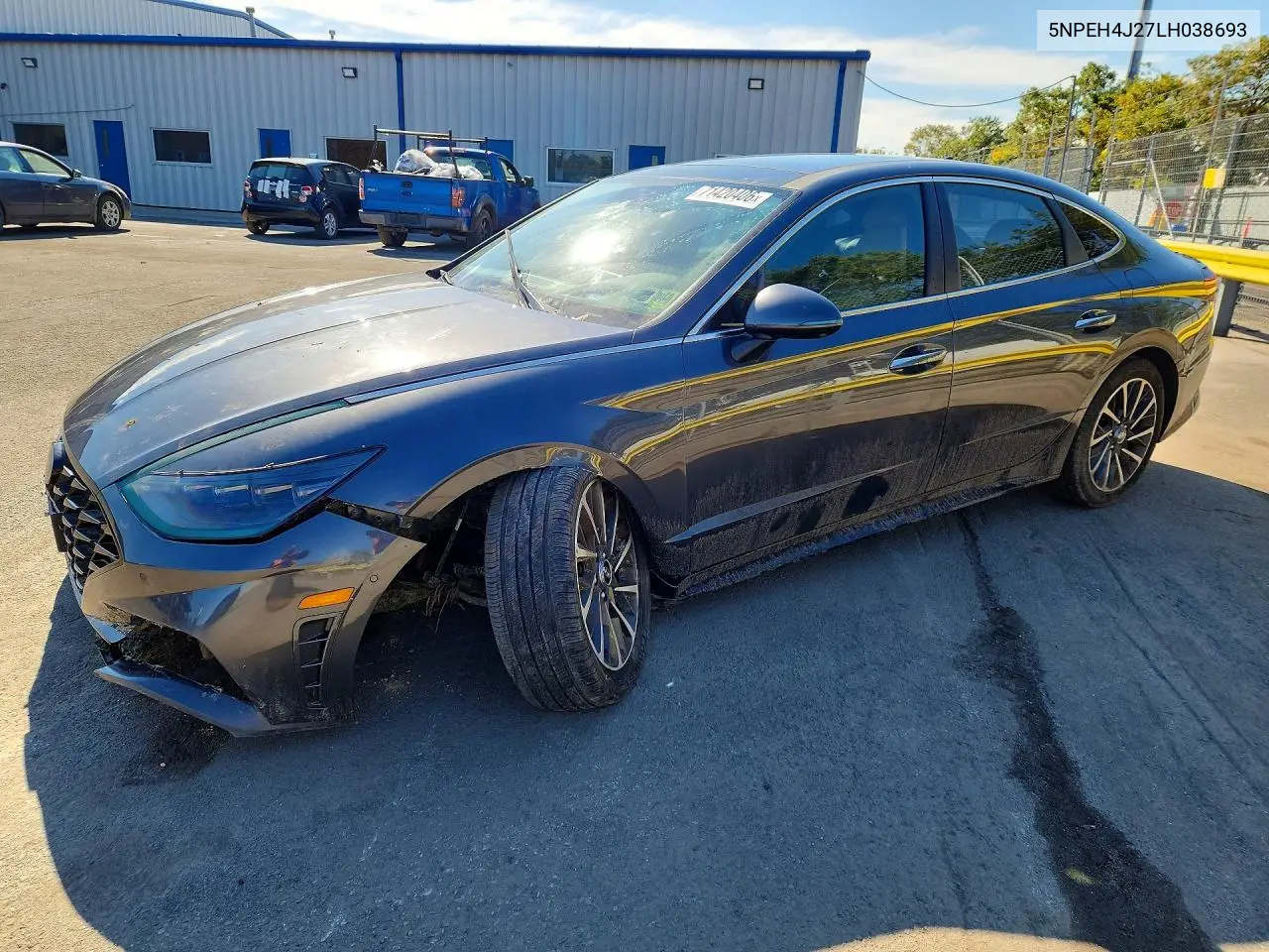 2020 Hyundai Sonata Limited VIN 5NPEH4J27LH038693 фото 1