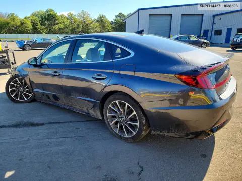 2020 Hyundai Sonata Limited VIN 5NPEH4J27LH038693 фото 2