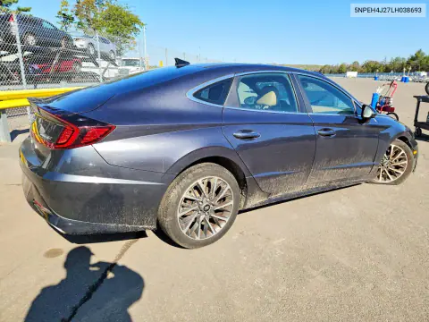 2020 Hyundai Sonata Limited VIN 5NPEH4J27LH038693 фото 3