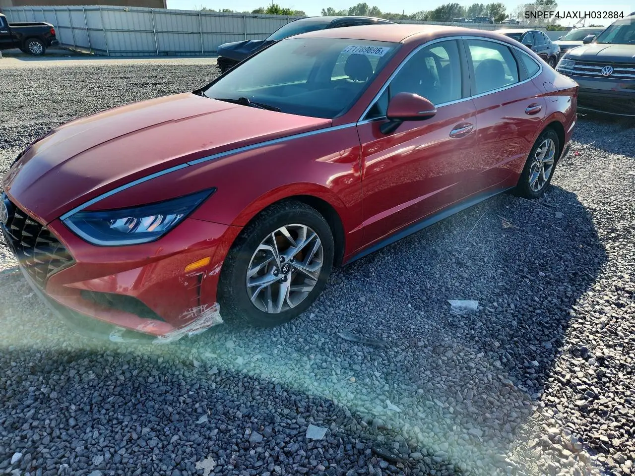 2020 Hyundai Sonata Sel VIN 5NPEF4JAXLH032884 фото 1