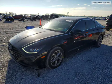5NPEF4JA3LH010659 — 2020 Hyundai Sonata, Задняя часть, фото до ремонта