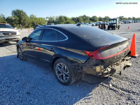2020 Hyundai Sonata Sel VIN 5NPEF4JA3LH010659 фото 2