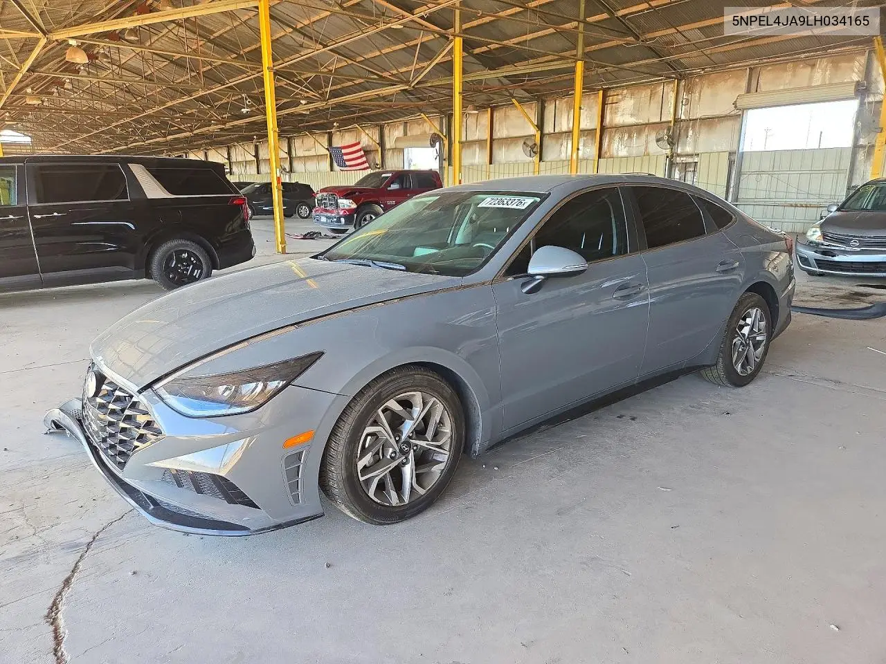 2020 Hyundai Sonata Sel VIN 5NPEL4JA9LH034165 фото 1