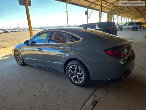 2020 Hyundai Sonata Sel VIN 5NPEL4JA9LH034165 фото 2