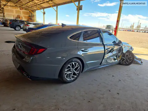 2020 Hyundai Sonata Sel VIN 5NPEL4JA9LH034165 фото 3