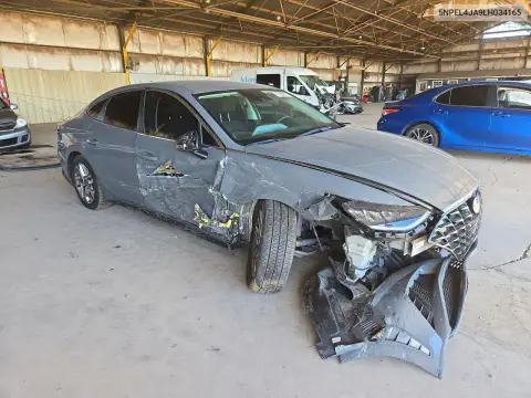2020 Hyundai Sonata Sel VIN 5NPEL4JA9LH034165 фото 4