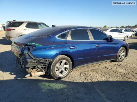 5NPEG4JA5LH049475 — 2020 Hyundai Sonata, фото 3 с аукциона Copart, Задняя часть
