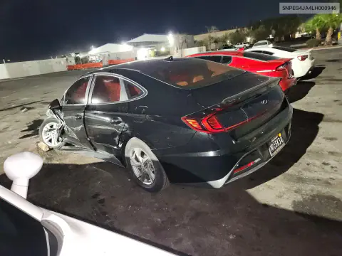 2020 Hyundai Sonata Se VIN 5NPEG4JA4LH000946 фото 2