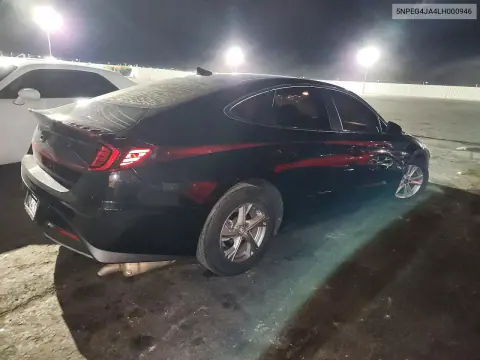 2020 Hyundai Sonata Se VIN 5NPEG4JA4LH000946 фото 3