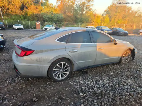 2020 Hyundai Sonata Limited VIN 5NPEH4J28LH011535 фото 3