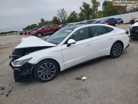 5NPEH4J29LH020003 — 2020 Hyundai Sonata, Передняя часть, фото до ремонта