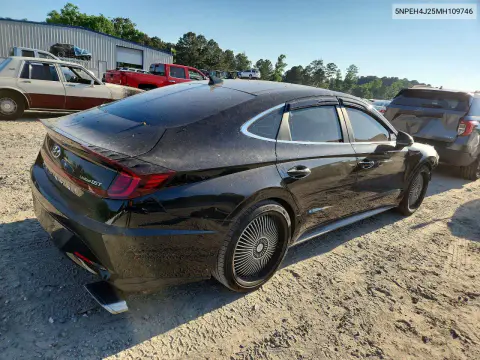 2021 Hyundai Sonata Limited VIN 5NPEH4J25MH109746 фото 3