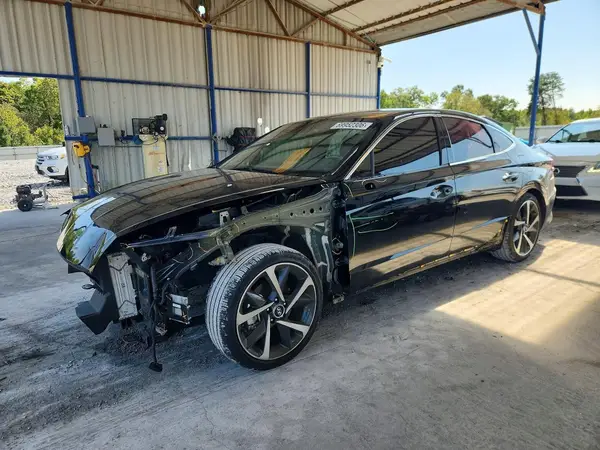 5NPEJ4J29MH117854 — 2021 Hyundai Sonata, Передняя часть (Front End), фото до ремонта