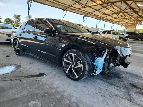 5NPEJ4J29MH117854 — 2021 Hyundai Sonata, фото 4 с аукциона Copart, Передняя часть