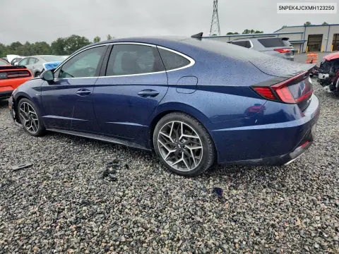 2021 Hyundai Sonata N Line VIN 5NPEK4JCXMH123250 фото 2