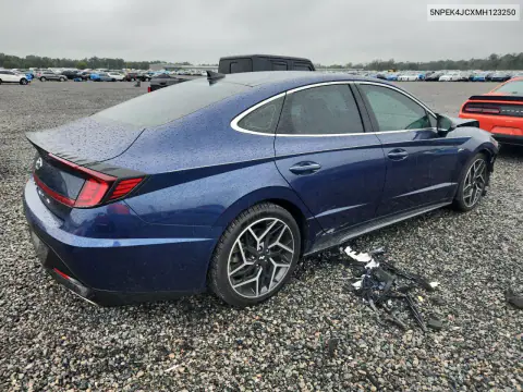 2021 Hyundai Sonata N Line VIN 5NPEK4JCXMH123250 фото 3