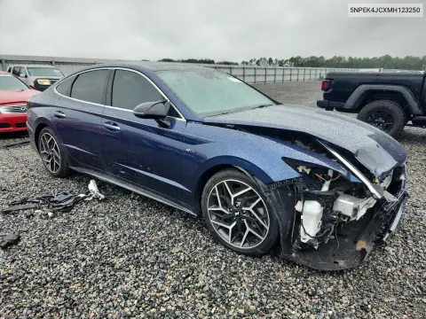 2021 Hyundai Sonata N Line VIN 5NPEK4JCXMH123250 фото 4