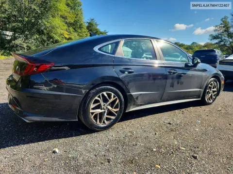 2021 Hyundai Sonata Sel VIN 5NPEL4JA7MH122407 фото 3