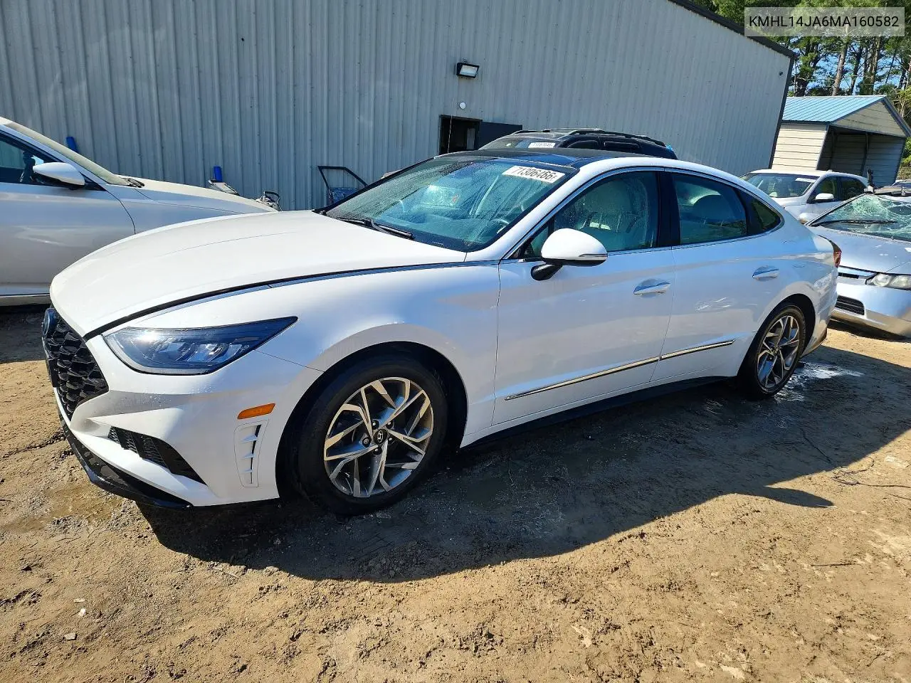 2021 Hyundai Sonata Sel VIN KMHL14JA6MA160582 фото 1