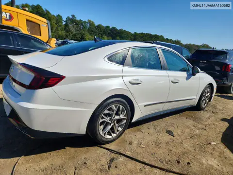 2021 Hyundai Sonata Sel VIN KMHL14JA6MA160582 фото 3