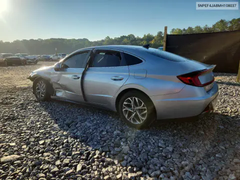 2021 Hyundai Sonata Sel VIN 5NPEF4JA8MH108037 фото 2