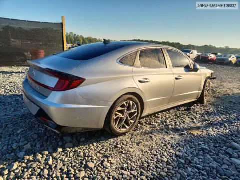 2021 Hyundai Sonata Sel VIN 5NPEF4JA8MH108037 фото 3