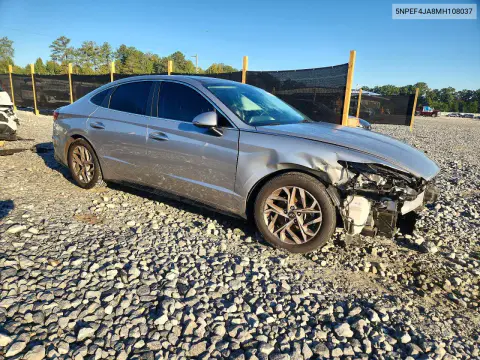 2021 Hyundai Sonata Sel VIN 5NPEF4JA8MH108037 фото 4