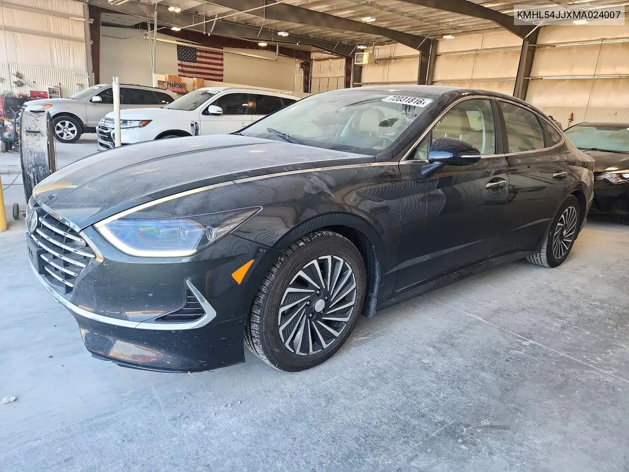 2021 Hyundai Sonata Hybrid Limited VIN KMHL54JJXMA024007 фото 1