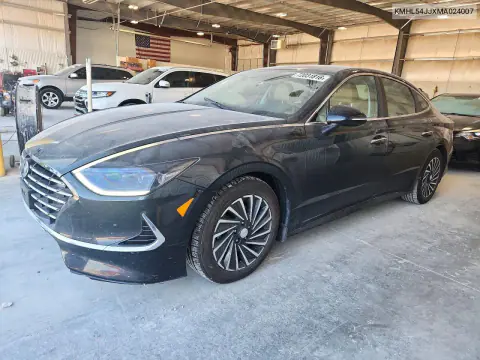2021 Hyundai Sonata Hybrid Limited VIN KMHL54JJXMA024007 фото 1