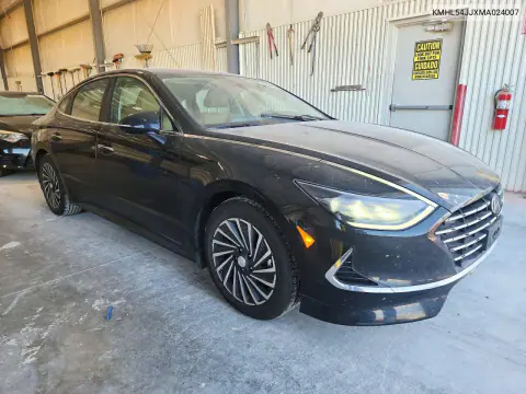 2021 Hyundai Sonata Hybrid Limited VIN KMHL54JJXMA024007 фото 4