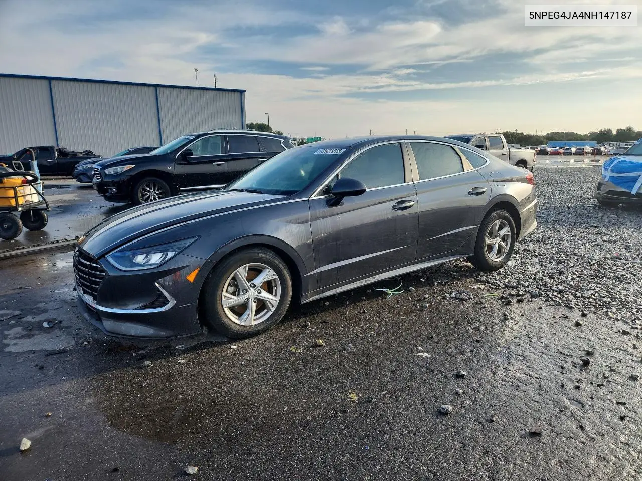 2022 Hyundai Sonata Se VIN 5NPEG4JA4NH147187 фото 1